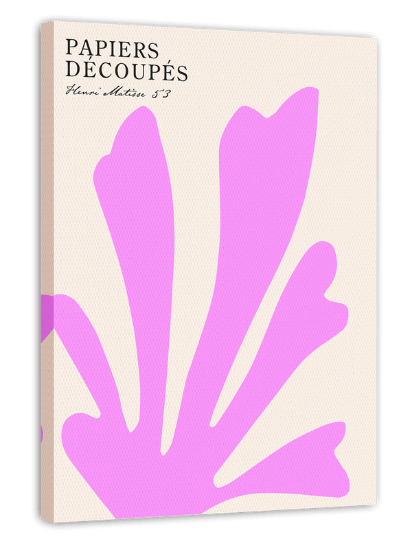 Koralle in Pink - Henri Matisse neu interpretiert