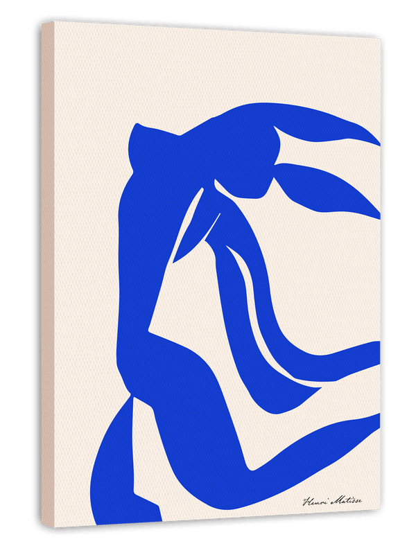 Tanzende Frau in Blau - Matisse modern interpretiert