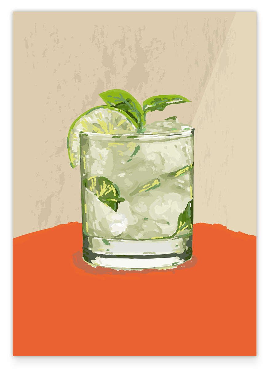 Mojito mit Limette & Minze