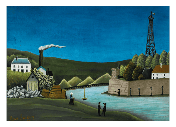 Henri Rousseau - LA SEINE À SURESNES