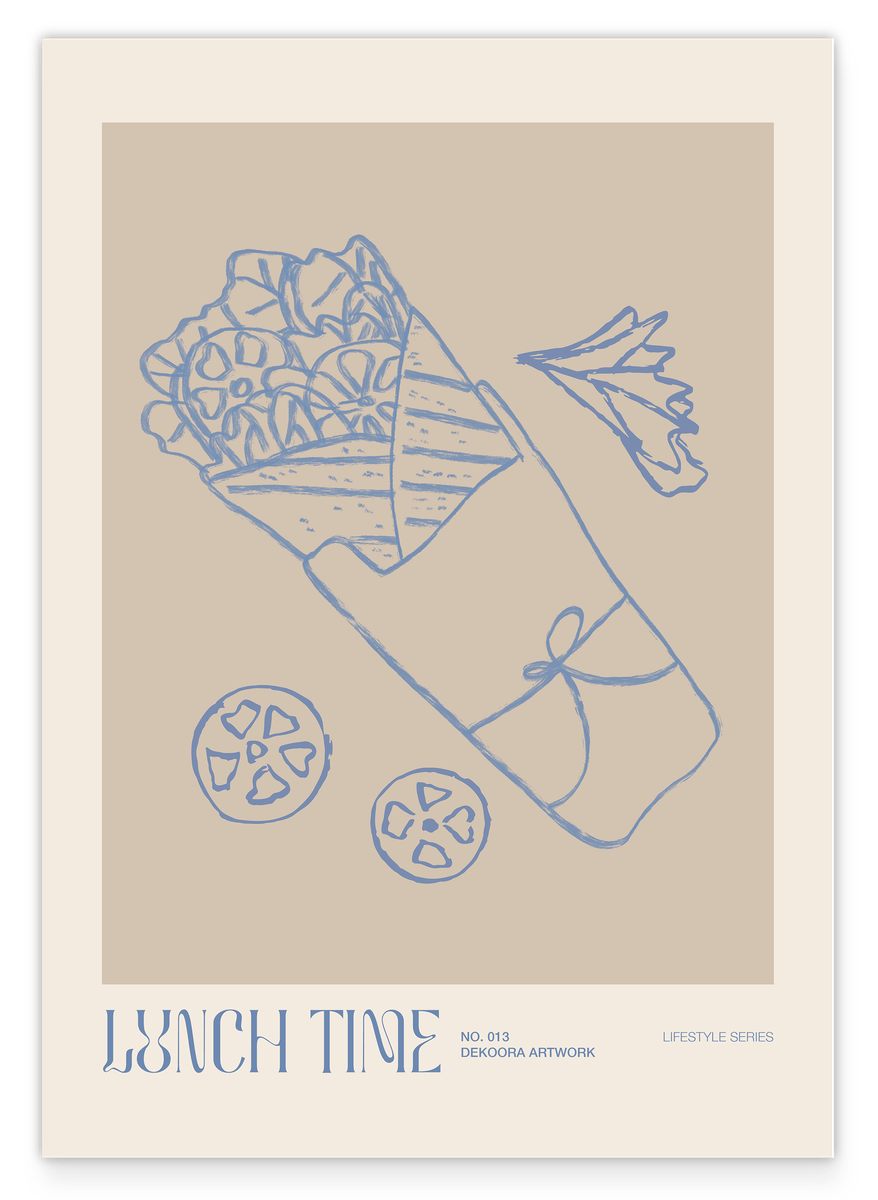 Lunch Time - Wrap mit Gemüse zum Mittag