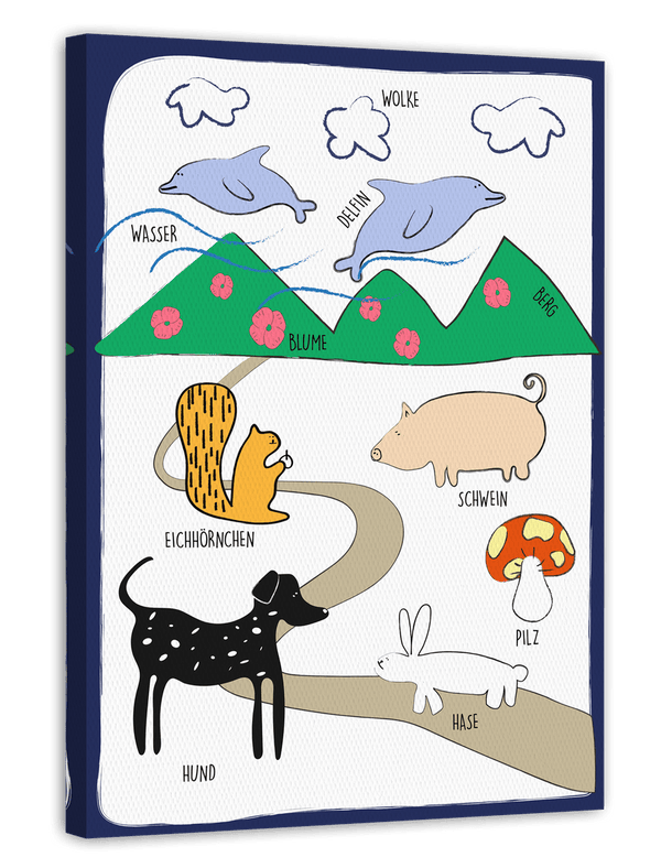 Lernen mit Kindern: Natur & Tiere mit Begriffen
