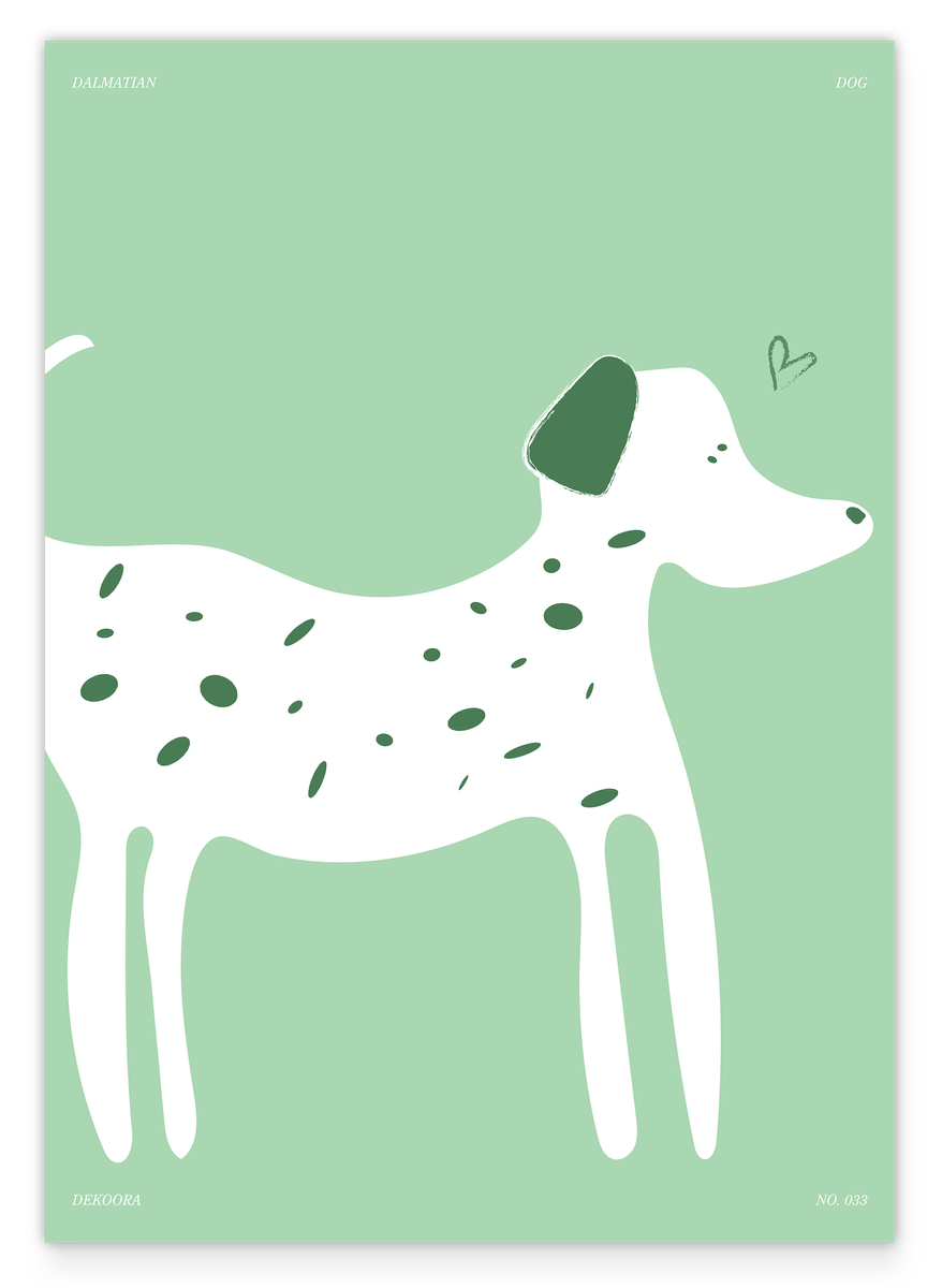 Süßer Dalmatiner - Hund mit Herz