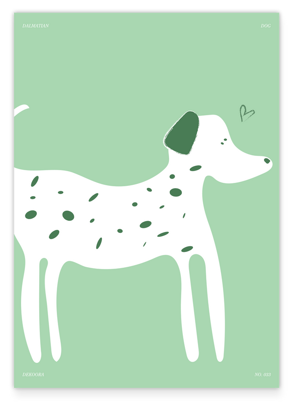 Süßer Dalmatiner - Hund mit Herz