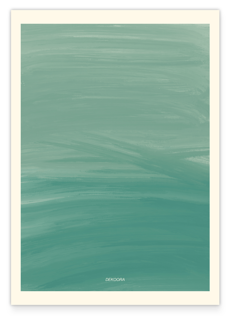 Brushstrokes mit grünem Farbverlauf