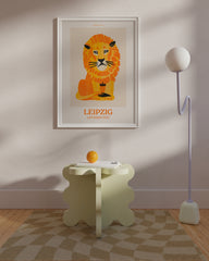 After Hover: Leipziger Zoo mit Löwen-Illustration