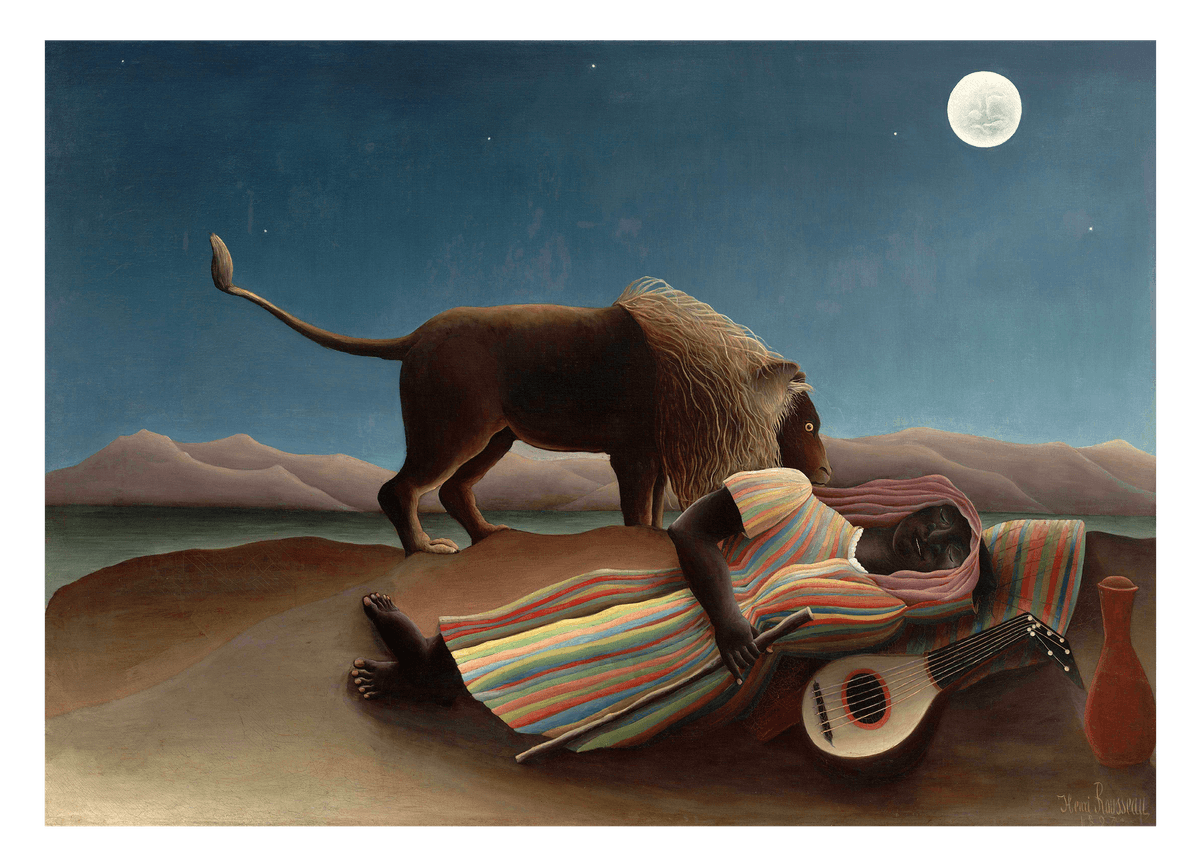Henri Rousseau - Schlafende Zigeunerin