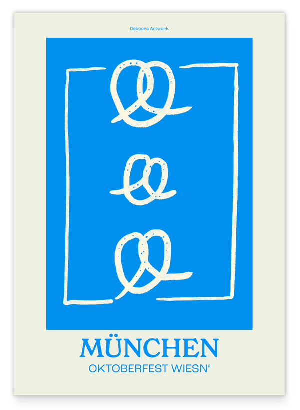 Münchner Oktoberfest - Wiesn' mit Brezeln