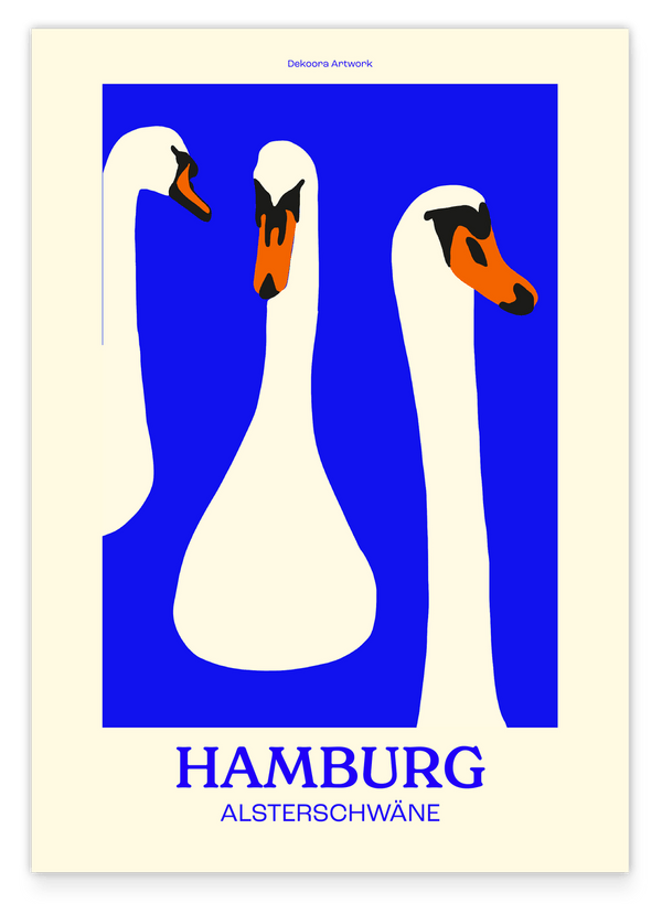 Hamburg Andenken "Alsterschwäne"