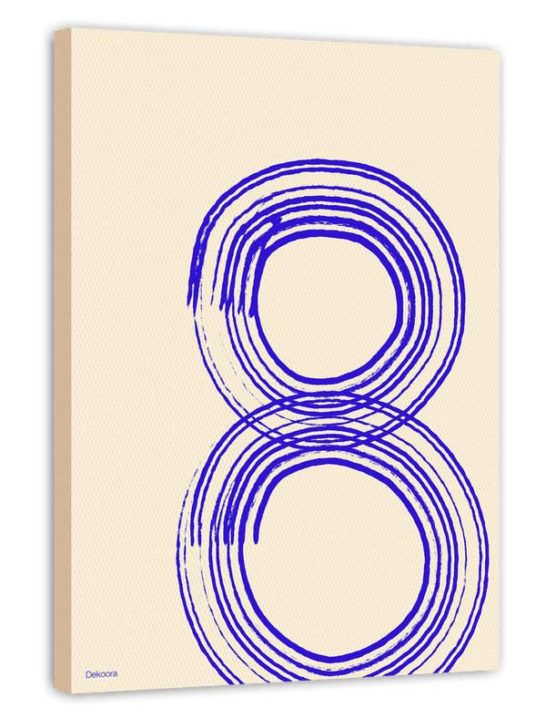 Blue Art No. 3 - Abstrakte Kreise