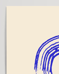 After Hover: Blue Art No. 3 - Abstrakte Kreise