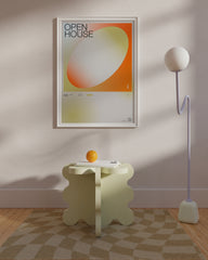 After Hover: Open House Fine Art Gallery - retro inspired