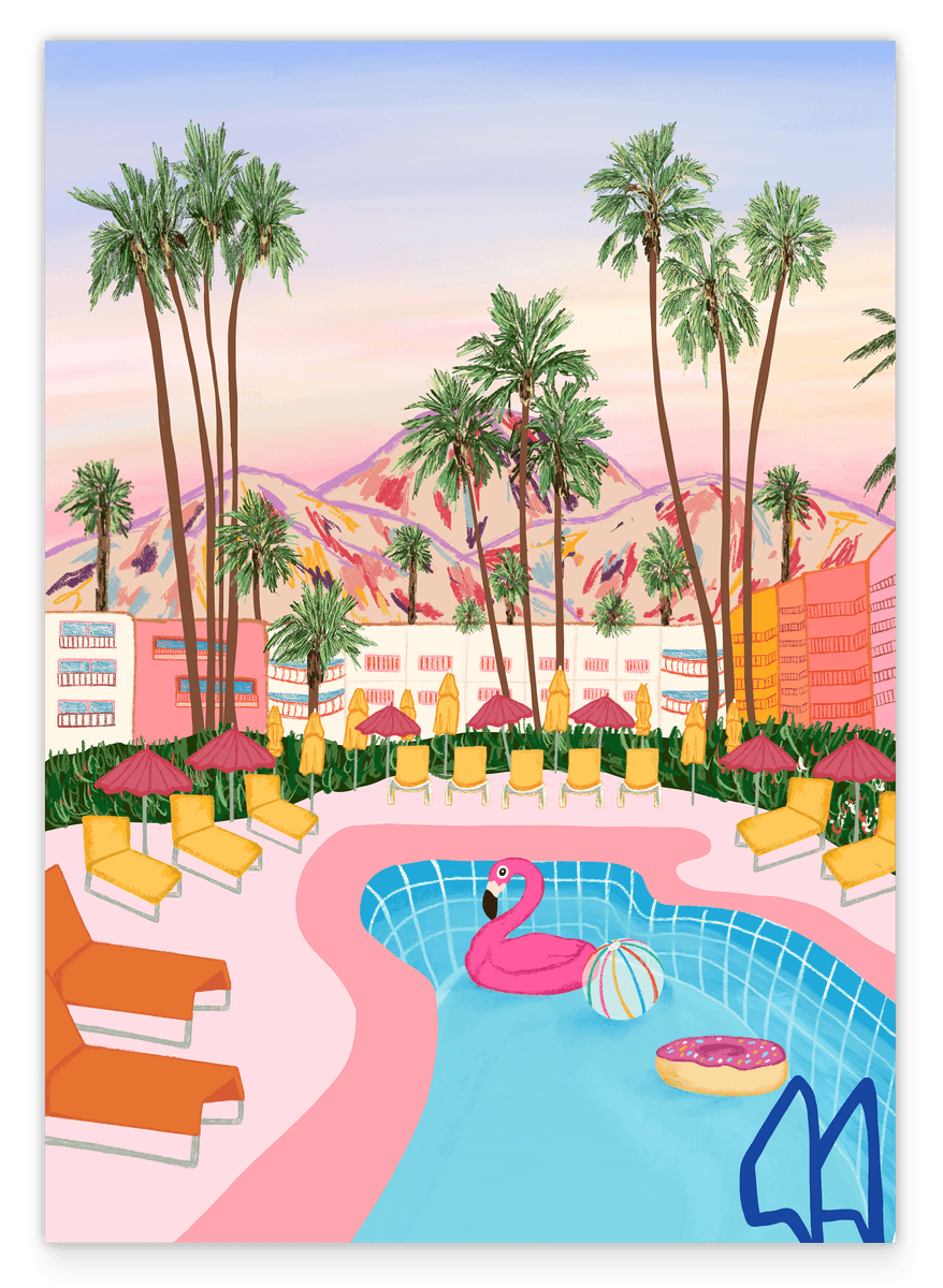 California Pool Party - Sommer in allen Farben