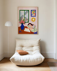 After Hover: Read, sleep, repeat - Boho Girl im Wohnzimmer