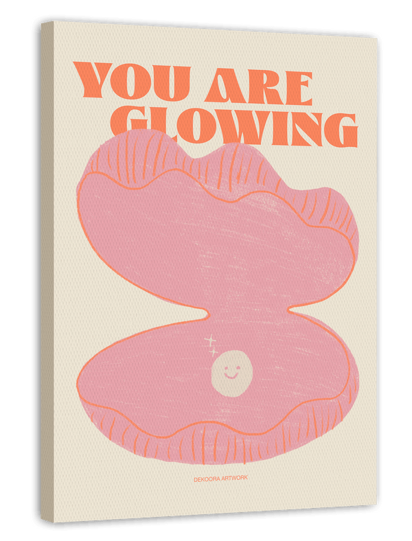 You are glowing - Selbstliebe Illustration
