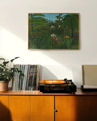 After Hover: Henri Rousseau - Jaguar attackiert ein Pferd