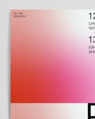 After Hover: Berlin Film Festival - Exhibition Invitation in Pink