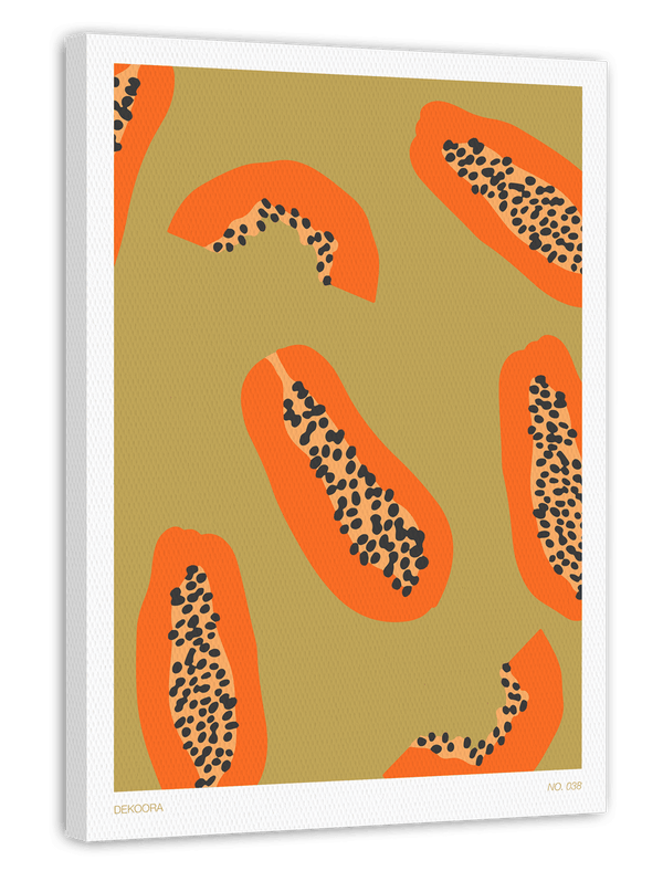 Sweet Papaya - Sommerfrüchte Illustration