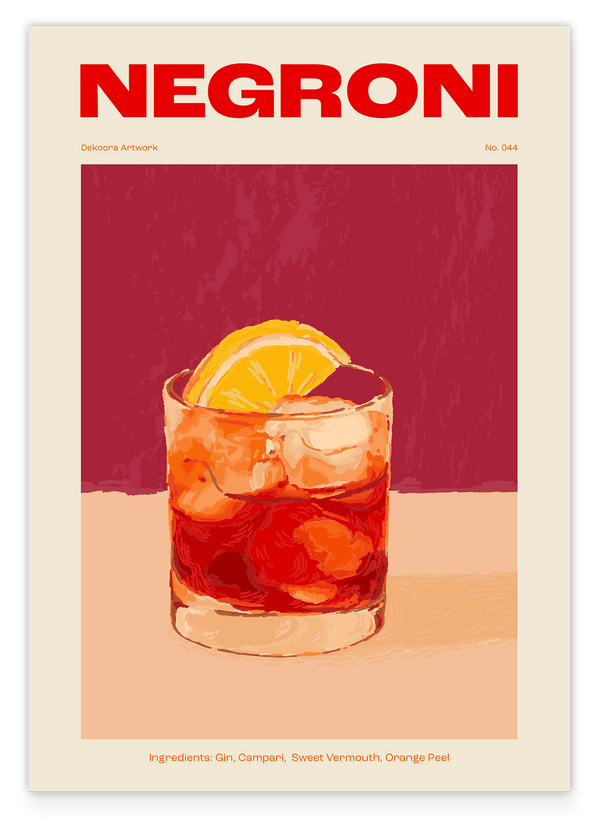 Negroni mit Gin und Campari - Cocktail Rezept