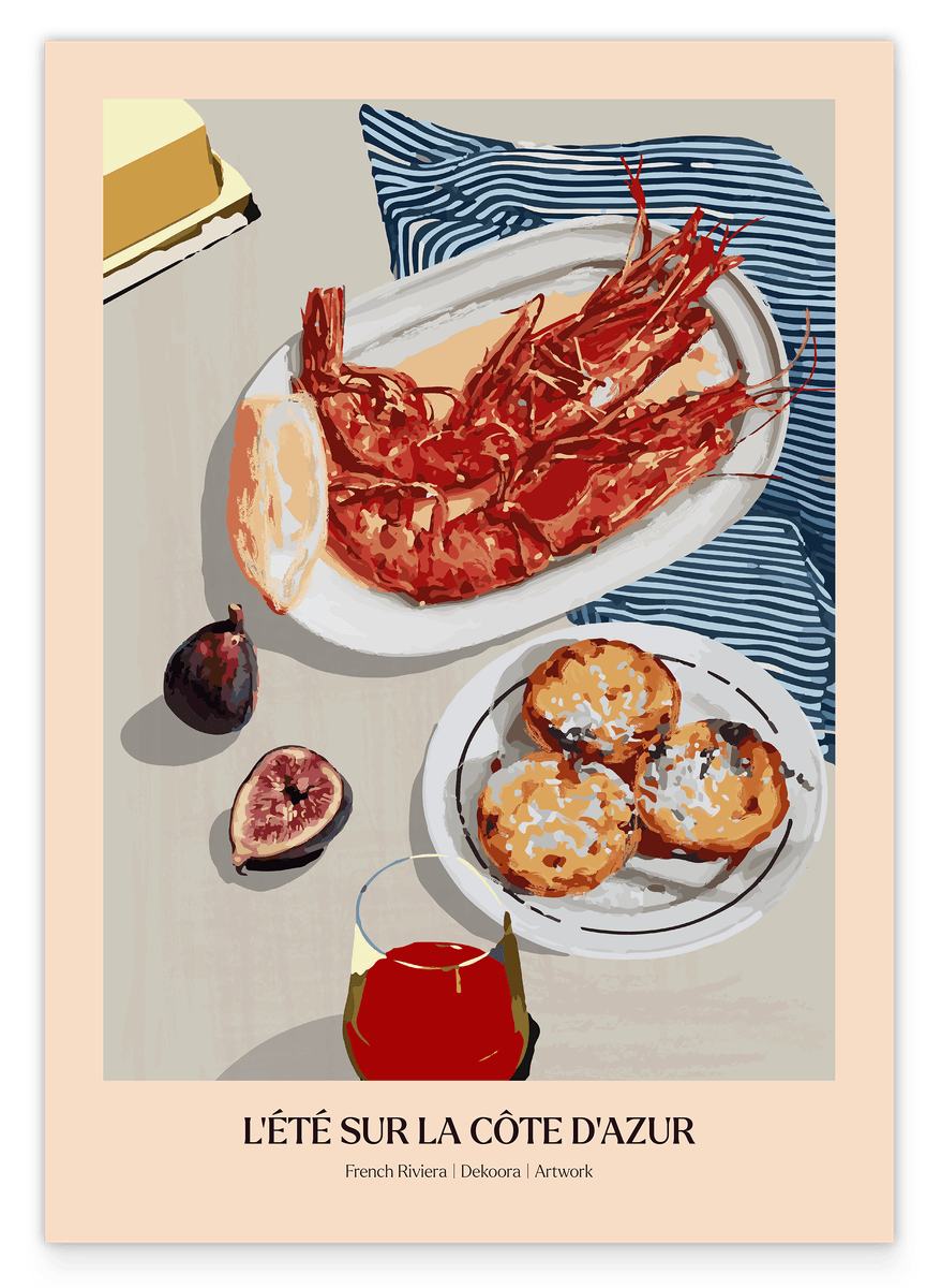 Garnelen zum Mittag - Seafood von der Côte d’Azur