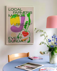 After Hover: Fresh Veggies - Local farmer's Market on Sundays