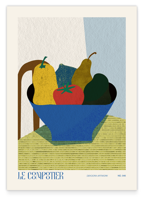 Obst in der Schale "Le Compotier" - Modernes Stillleben