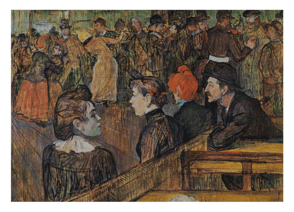Henri de Toulouse-Lautrec - Ball bei der Mühle von Galette