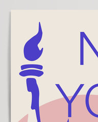 After Hover: New York's Lady Liberty - Illustration mit Freiheitsstatue