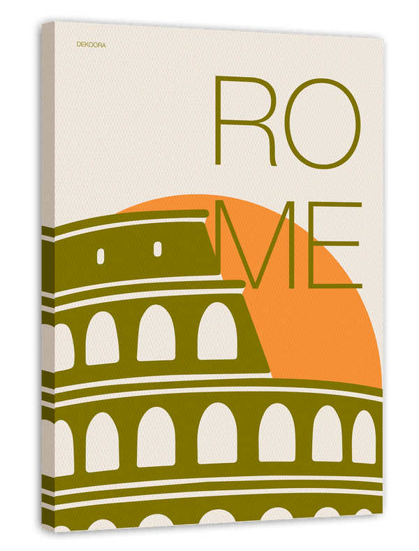 Rom Städte Illustration - Visit the Kolosseum