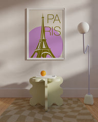 After Hover: Paris Souvenir - Moderne Illustration mit Eiffelturm