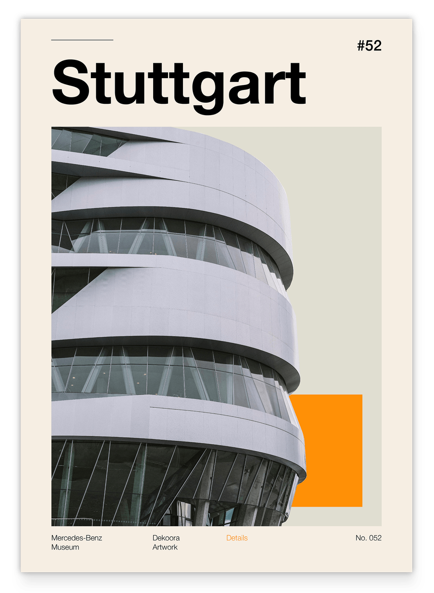 Stuttgart - Mercedes Benz Museum im Vintage Style