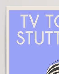 After Hover: Stuttgart TV Tower: Abstrakte Illustration des Fernsehturms