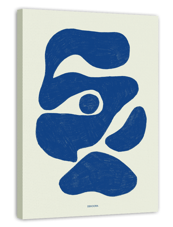 Relaxing Blue - Organische Formen in Blau