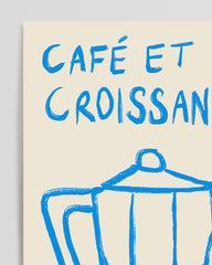 After Hover: Café et Croissants - Französisches Frühstück
