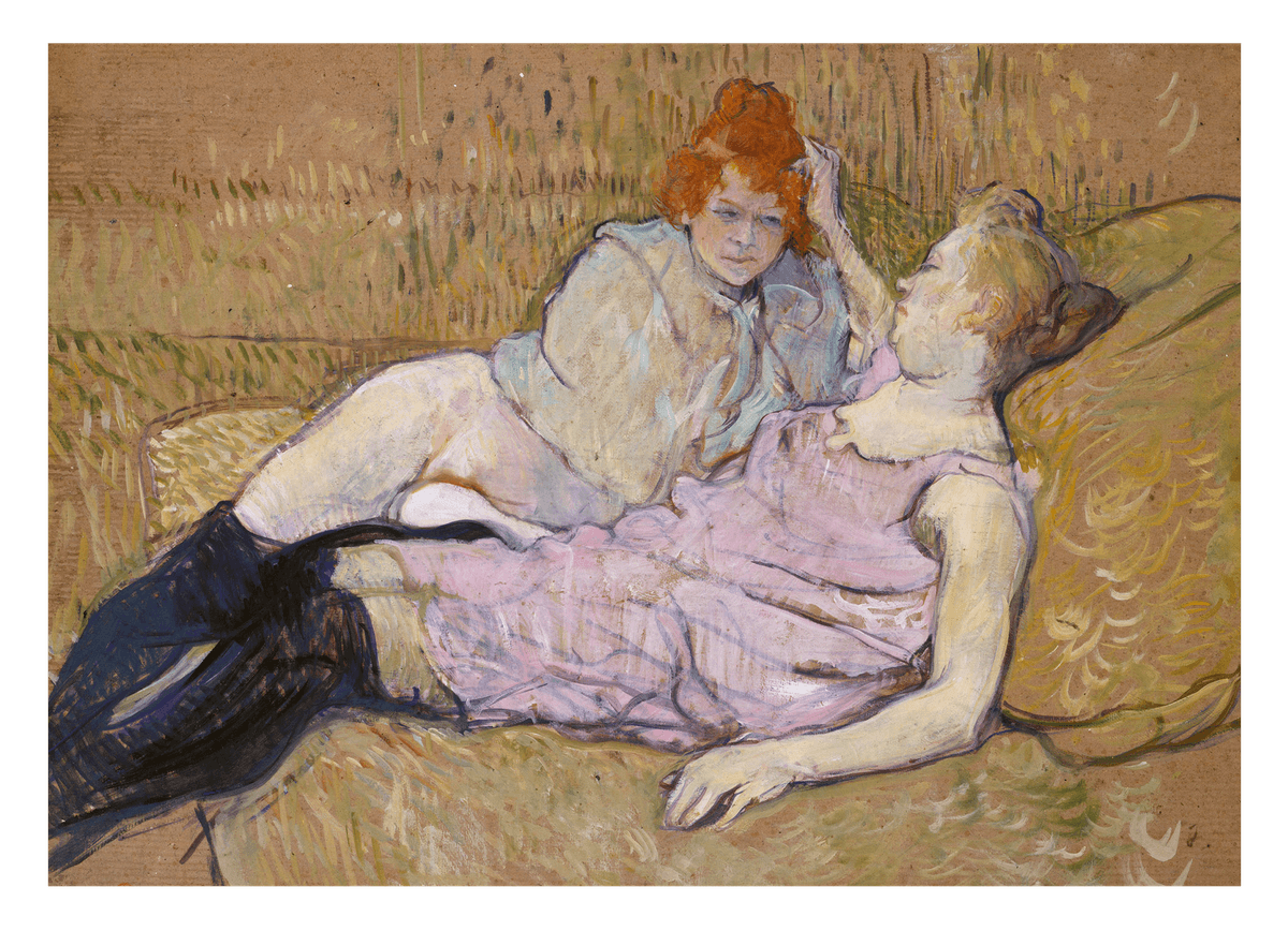Henri de Toulouse-Lautrec - Das Sofa