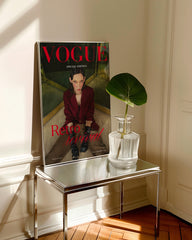 After Hover: Vogue Retro Revival - Burgundy aesthetic