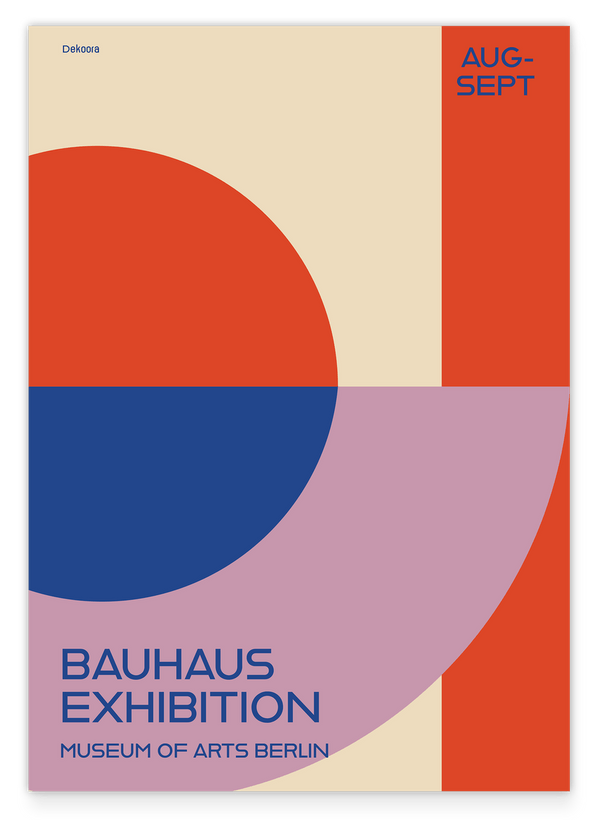 Bauhaus inspirierte Formen - Museum Exhibition