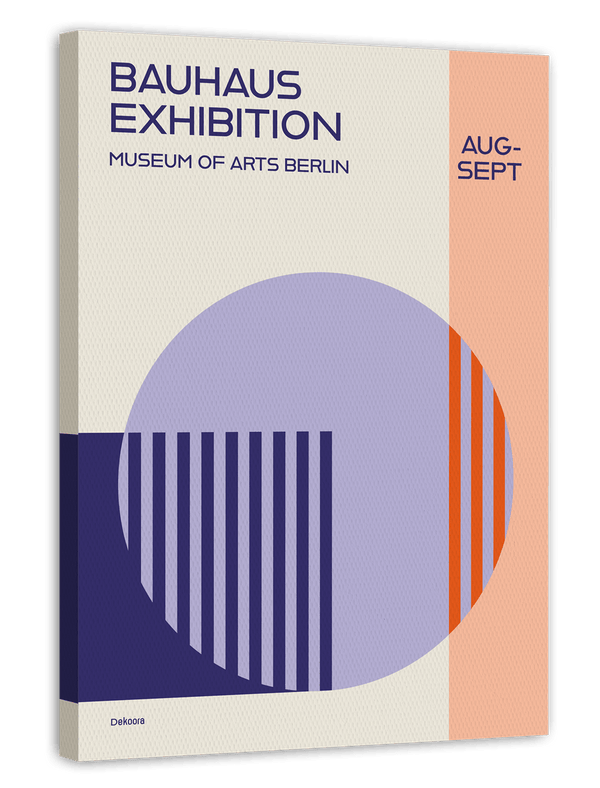 Museum Exhibition - Bauhaus Design in Violett