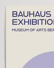 After Hover: Museum Exhibition - Bauhaus Design in Violett
