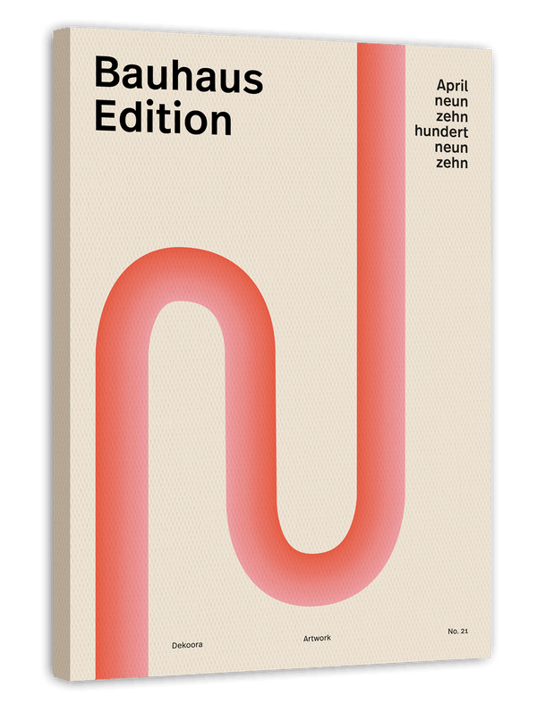 Bauhaus Edition in Rot - The Art of April 1919