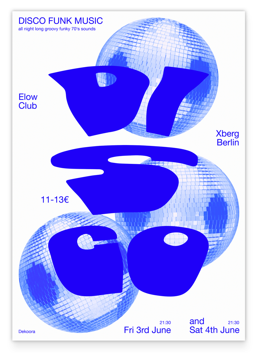 Disco Funk Invitation - Come see and dance