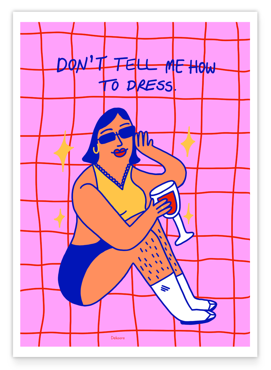 Don't tell me how to dress - Socks in flipflops