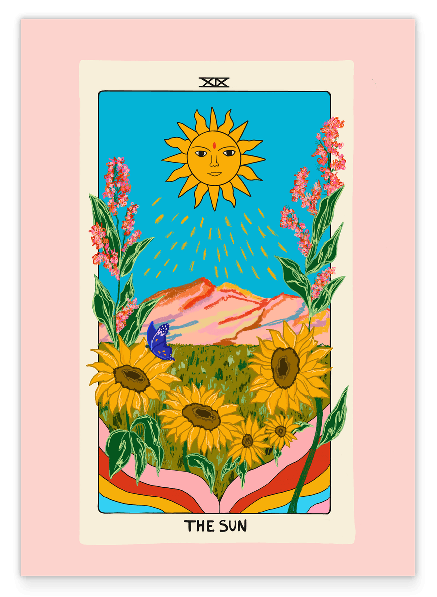 The Sun - Tarot inspiriert - Colourful Joy of Life