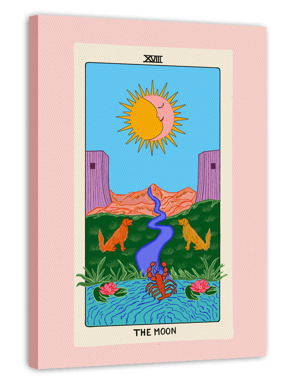 The Moon - Tarot inspiriert - Bunte Traumreise