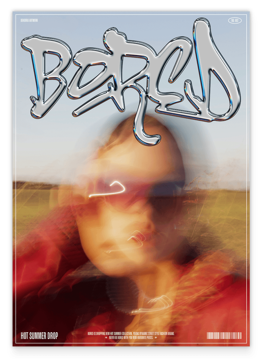 Bored - Abstrakte Fotografie im Y2K Style