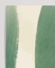 After Hover: Quiet Green - Minimalistischer Kunstdruck
