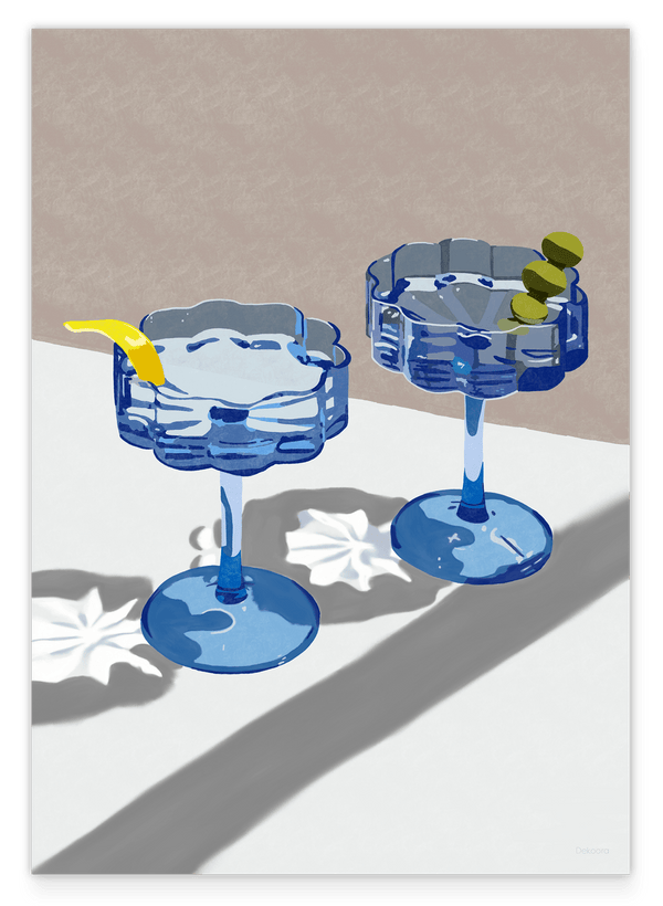 Flower shaped Glasses - Moderne Gläser mit retro Touch