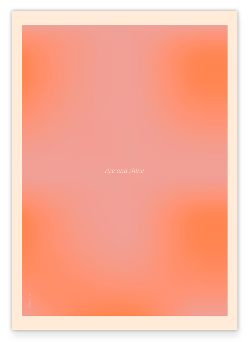 Rise and Shine - Dynamic Aura in Orange
