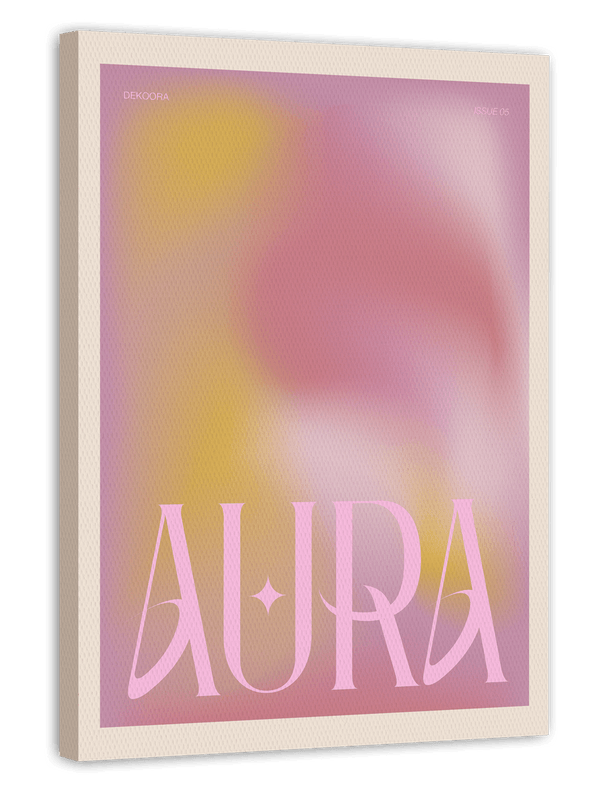 Soft Aura - Rosa Farbverlauf mit Gelb