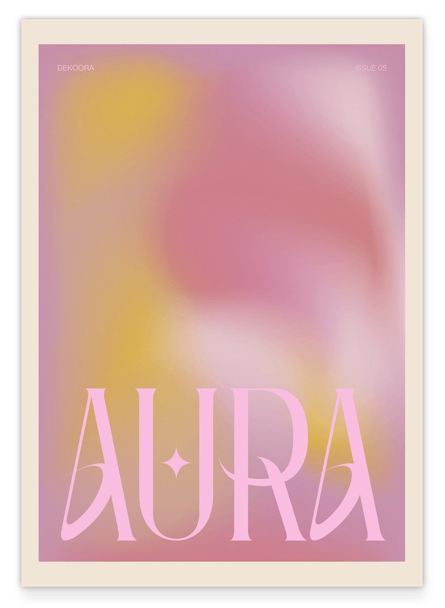 Soft Aura - Rosa Farbverlauf mit Gelb